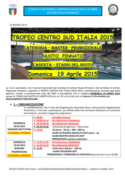 circolare trofeo centro sud italia