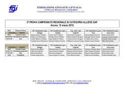 (MB) - 15 marzo 2015 - Comitato Regionale Lombardia F.G.I.