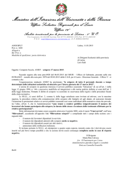 comparto scuola anief sciopero del 17 marzo 2015