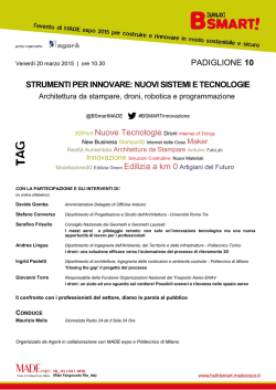 Programma dettagliato - Build Smart