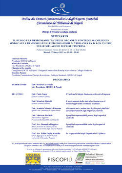 Ordine dei Dottori Commercialisti e degli Esperti