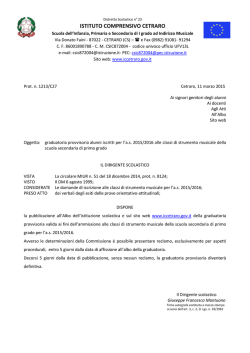 alunni strumento musicale - Istituto Comprensivo