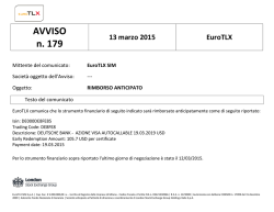 AVVISO n. 179