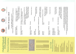 Programma 28 Marzo 2015 - Biblioteca Civica Bertoliana