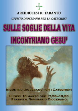 arcidiocesi di taranto - Parrocchia S.Maria delle Grazie di Carosino