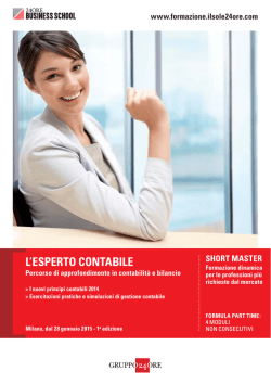 Scarica la Brochure - Sole 24 ore : formazione online