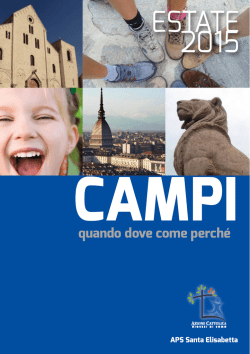 EstatE 2015 - Azione Cattolica Italiana