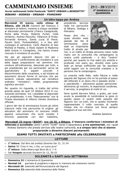 leggi - Parrocchia di Orsago