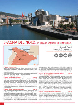 Spagna del Nord: da Bilbao a Santiago de Compostela
