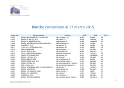 elenco banche consorziate