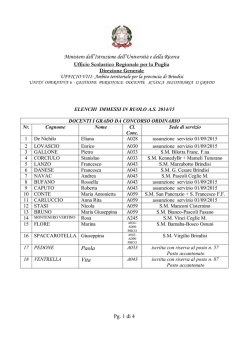 elenchi nomine in ruolo a.s.2014-2015