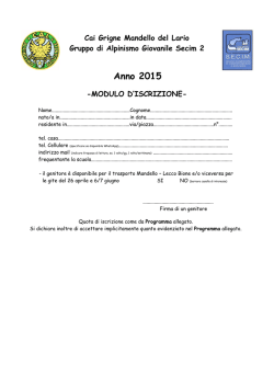 2015-Iscrizioni Secim 2