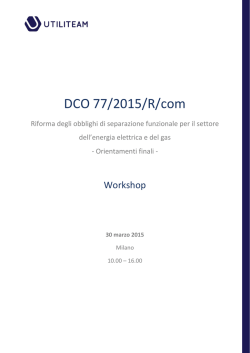 DCO 77/2015/R/com