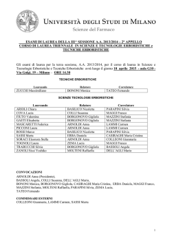 Calendario della seduta per STE (versione in pdf)