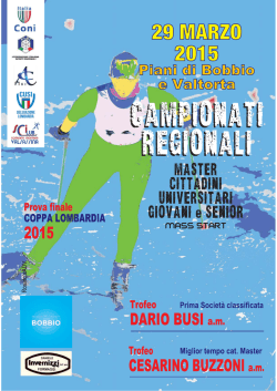 Programma - Polisportiva Le Prese