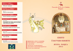 clicca qui - Parrocchia San Pio X