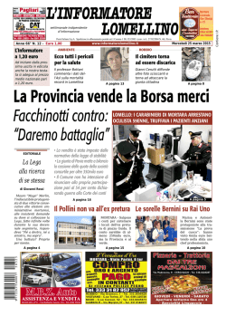 quattro pagine - L`Informatore Lomellino