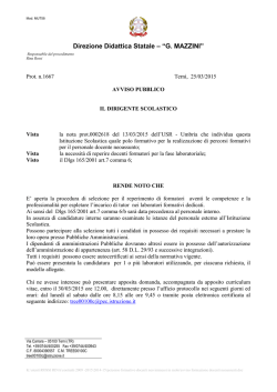 Avviso formazione docenti neoassunti