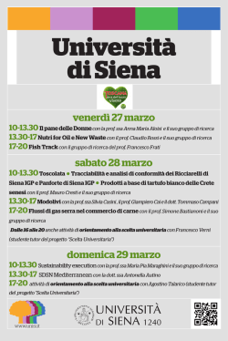 10-13.30ToscolataTracciabilit&agrave; e analisi di conformit&agrave; dei