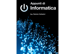 TESTO Cattadori - Corso di Informatica
