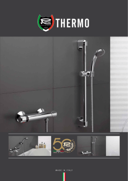 Serie THERMO.pdf - Remer Rubinetterie S.p.A.