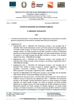 Bando - Orientamento