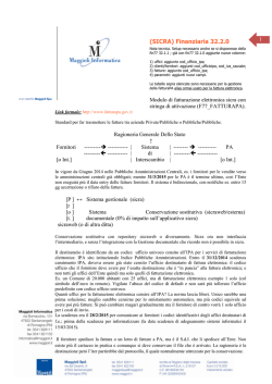 Guida per la fatturazione elettronica Sicra