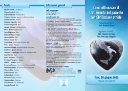 Come ottimizzare il trattamento del paziente con fibrillazione atriale