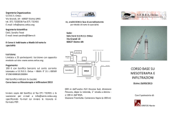 CORSO BASE SU MESOTERAPIA E INFILTRAZIONI