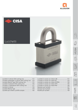 Sezione lucchetti
