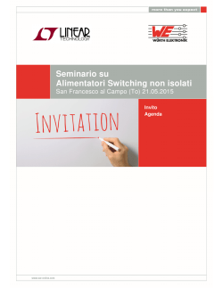 Seminario su Alimentatori Switching non isolati