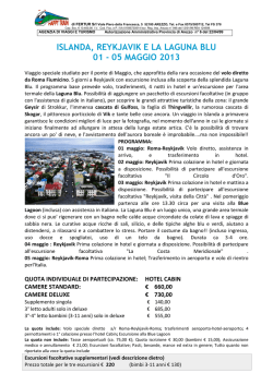 islanda maggio