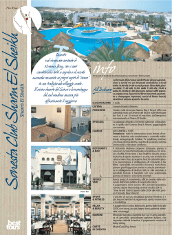 Mar Rosso - Egitto-Sonesta Club