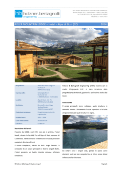 ADLER MOUNTAIN LODGE – Hotel – Alpe di Siusi (BZ) 2014