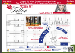 Pianta esposizione Passion Art Tattoo 2014