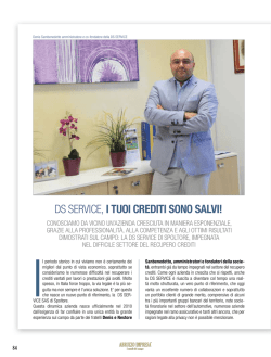 DS SERVICE, I TUOI CREDITI SONO SALVI!