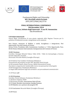 Fundamental Rights and Citizenship WE: Wor(l)ds which Exclude