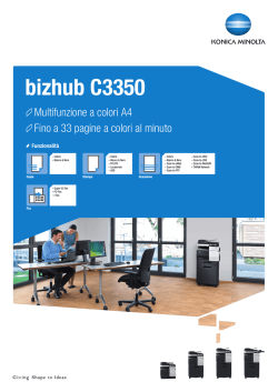 bizhub C3350 - CremonaUfficio
