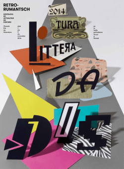 Program (pdf) - Uniun litteratura rumantscha