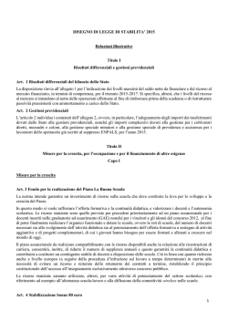 Prospetto Quote del 28/03/2015