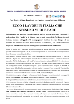 ecco i lavori in italia che nessuno vuole fare