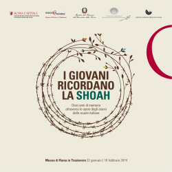 I gIovanI rIcordano la Shoah