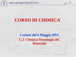CORSO DI CHIMICA