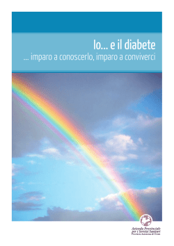 Io... e il diabete - Azienda Provinciale per i Servizi Sanitari