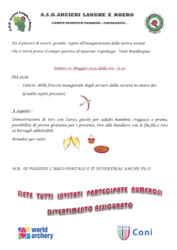 A.S.D.ARCIERI LANGI-IE E BOERO