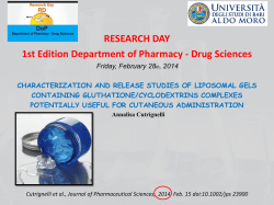 GSH - Farmacia - Universit&agrave; degli Studi di Bari