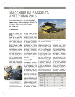 MACCHINE DA RACCOLTA ANTEPRIMA 2015