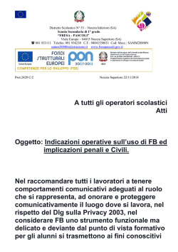 pericoli pubblicazioni su FB reati civili e penali - Fresa