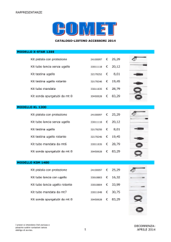 COMET.accessori -cat-list 2014 - rappresentanze
