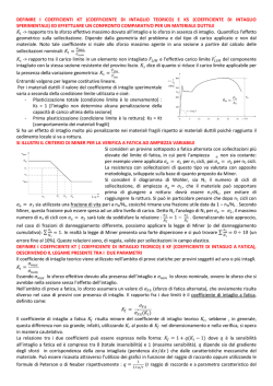 DEFINIRE I COEFFICIENTI KT (COEFFICIENTE DI